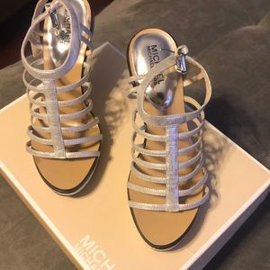 Michael Kors Silver Heels